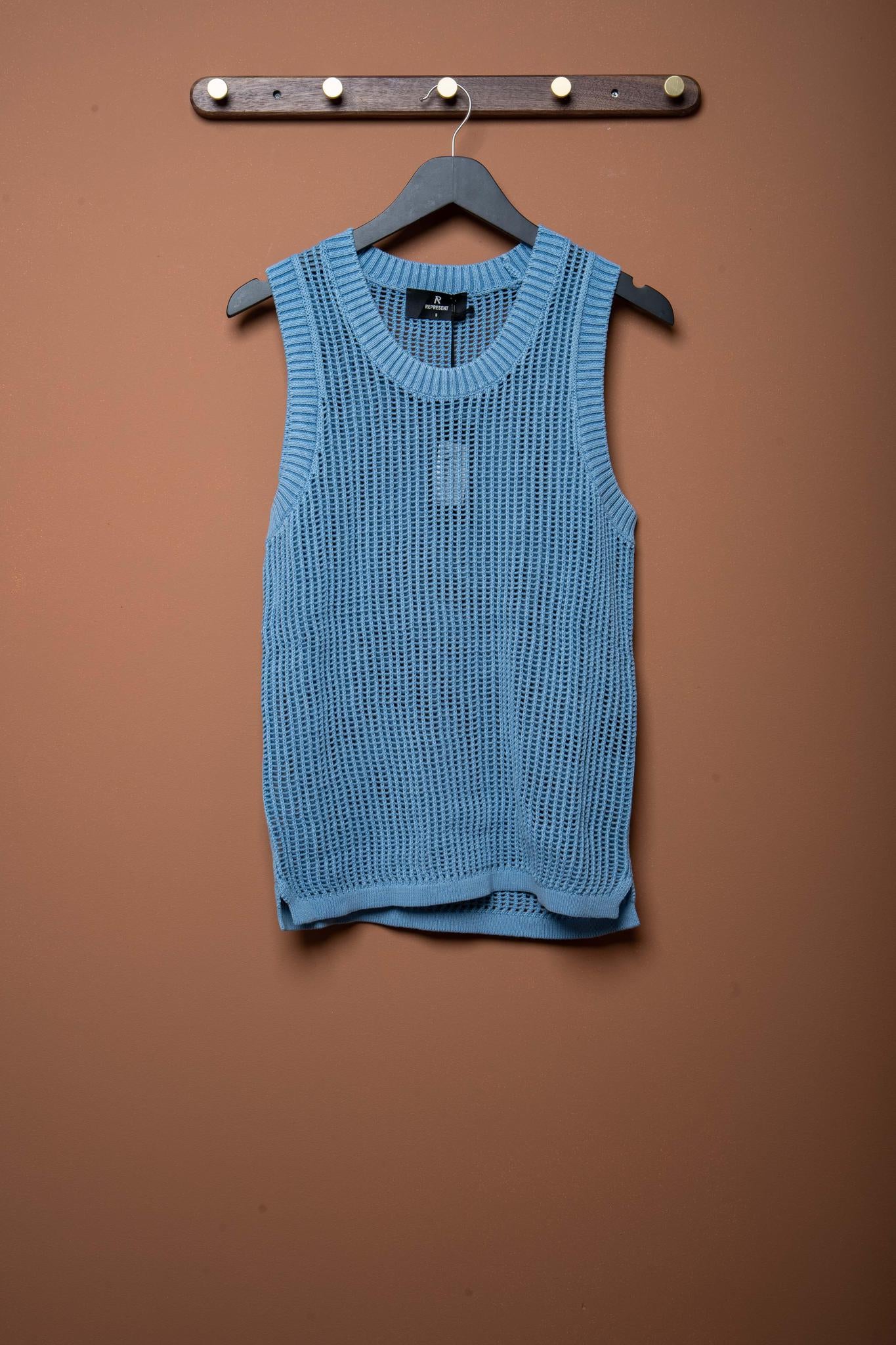 WASHED KNIT VEST